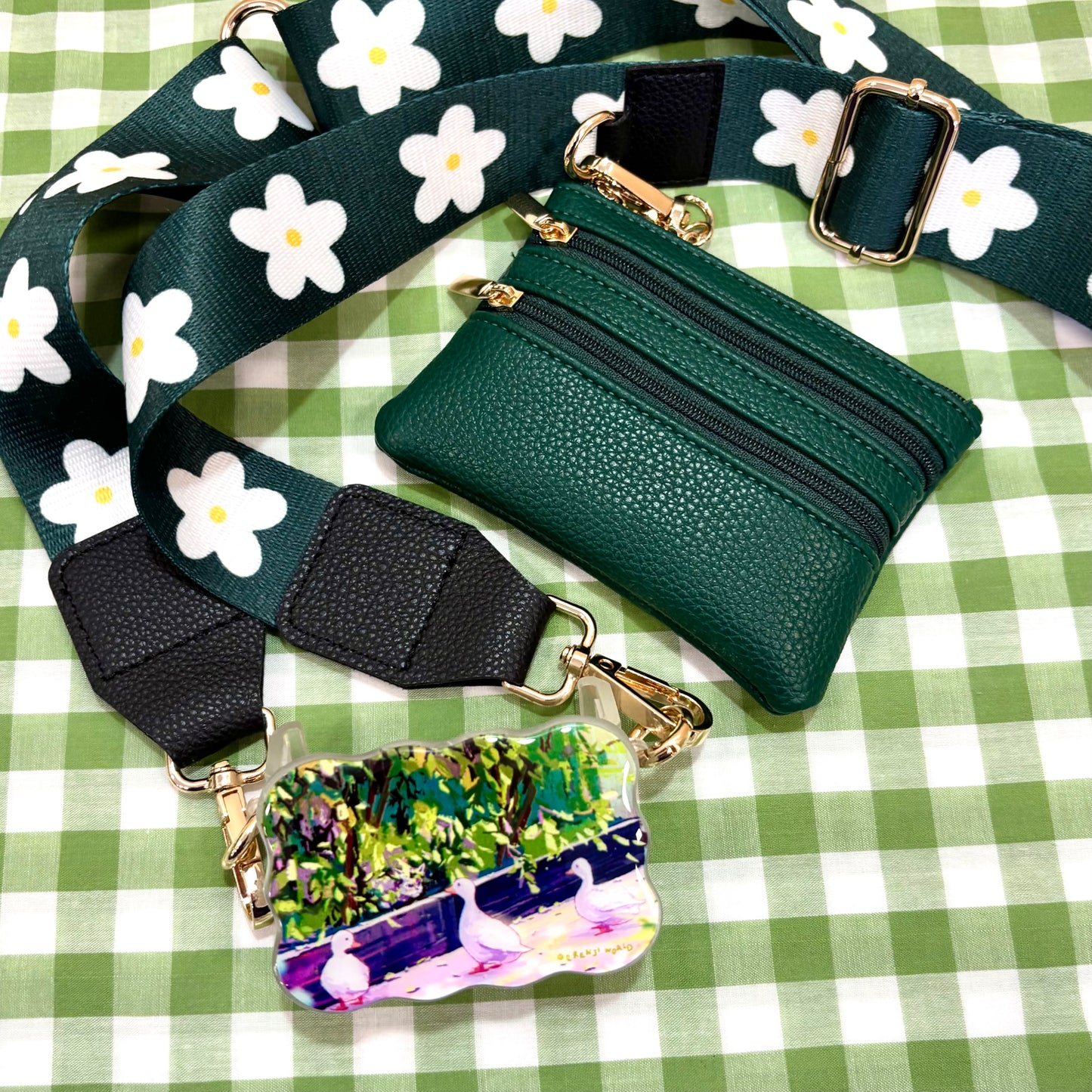 Cross body phone strap-A chance encounter
