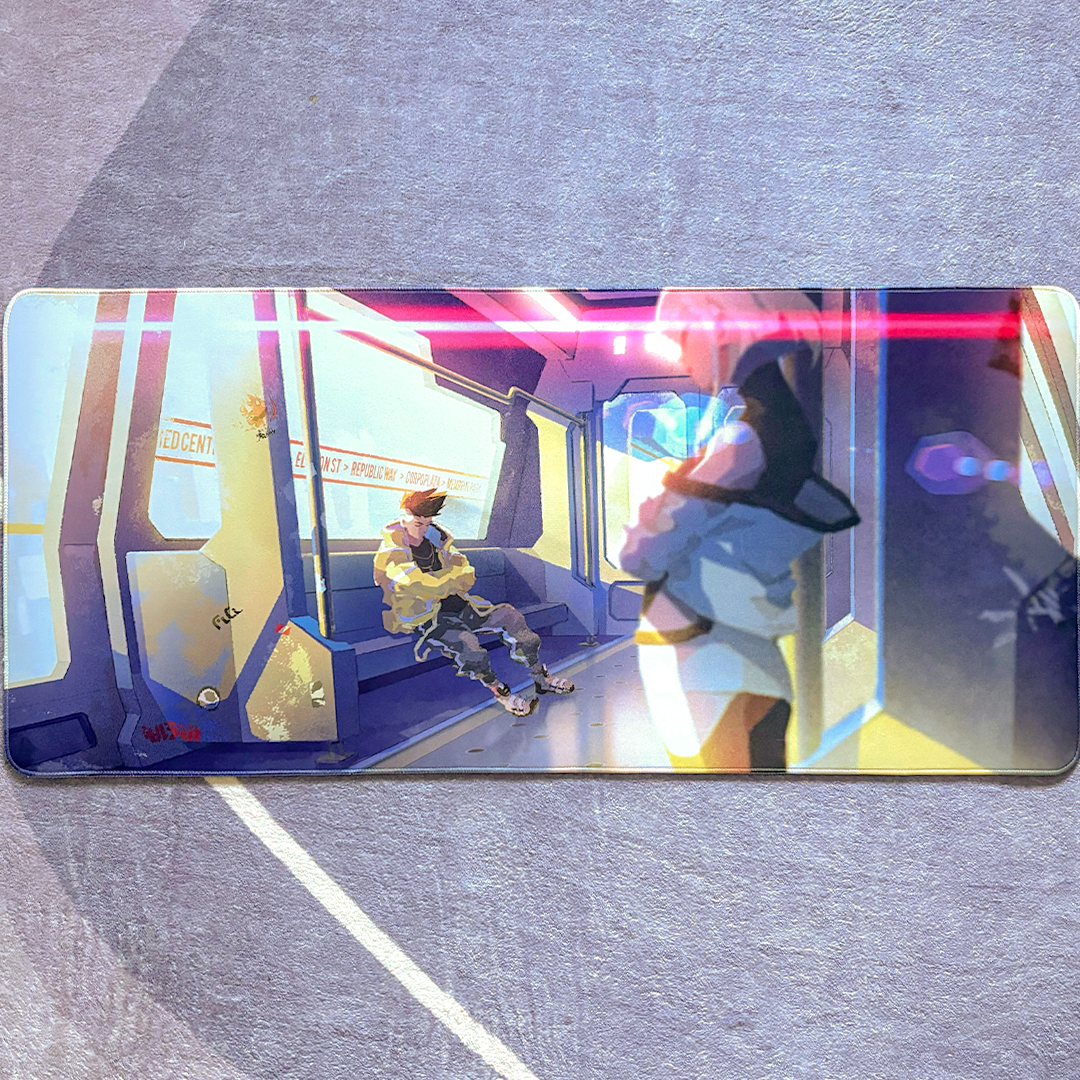 Edgerunner Desk Mat 01 N-Cart