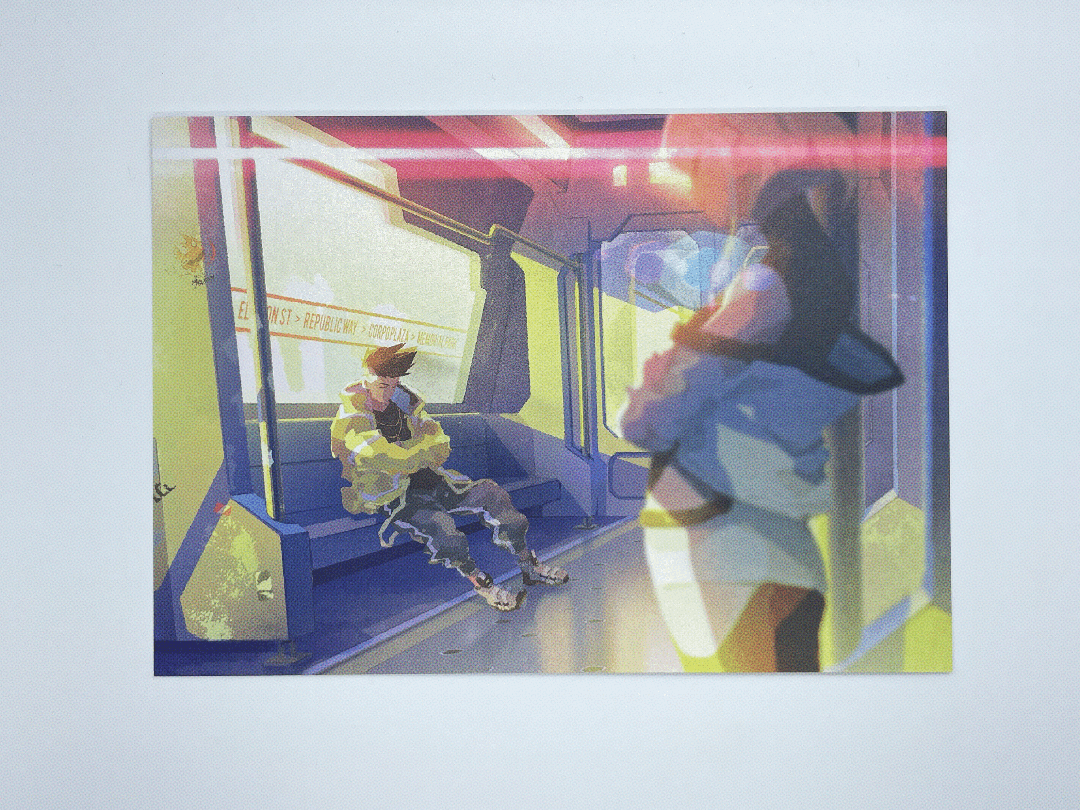 Cyberpunk: Edgerunners 01 train