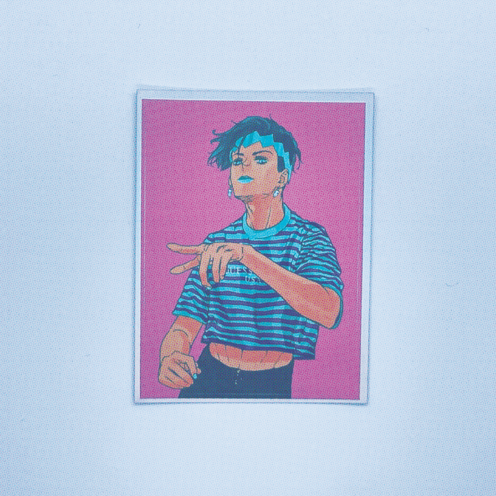 Jojo's Bizarre Adventure Holo Sticker-Rohan
