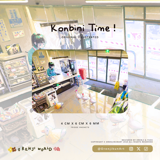 Duck Fridge Magnets- Konbini Time!