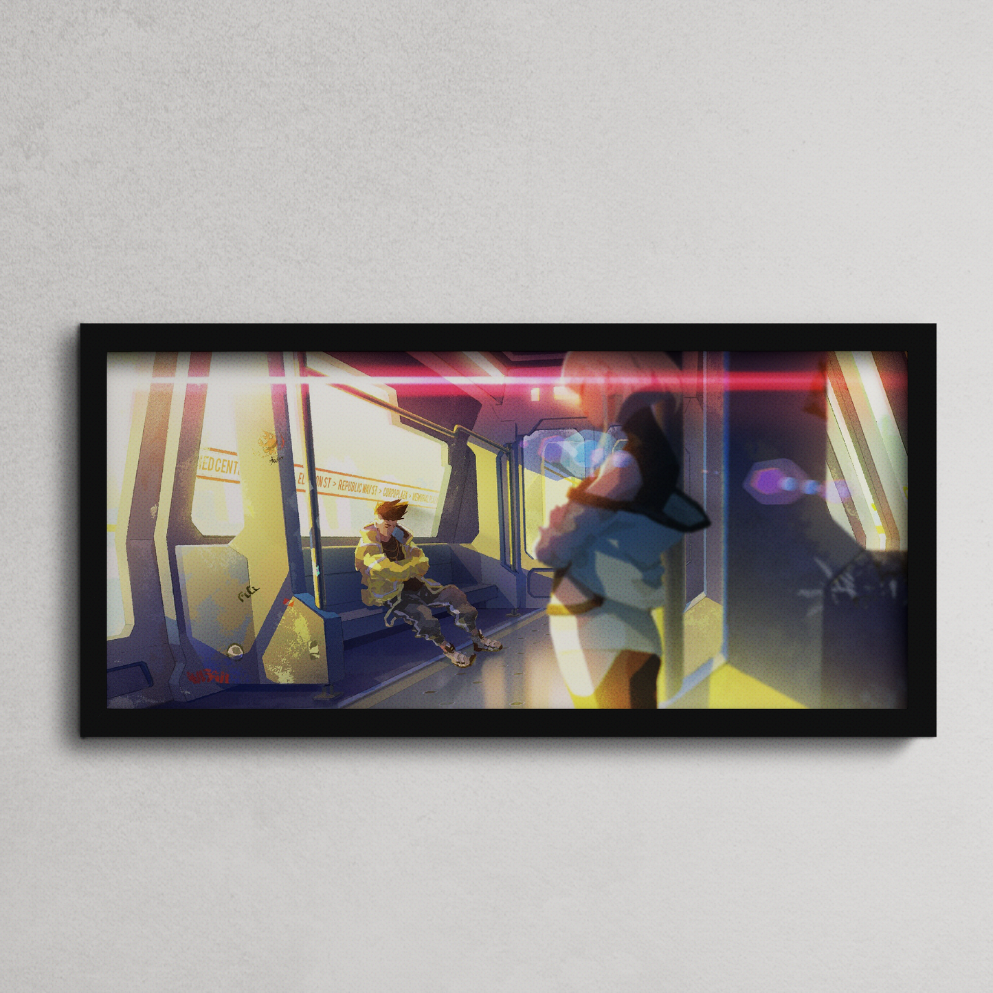 Cyberpunk: Edgerunners 01 train