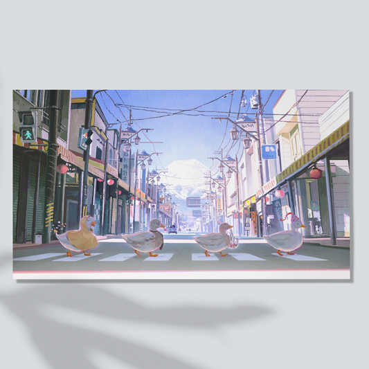 8am Honcho Street, Fujiyoshida 🌸