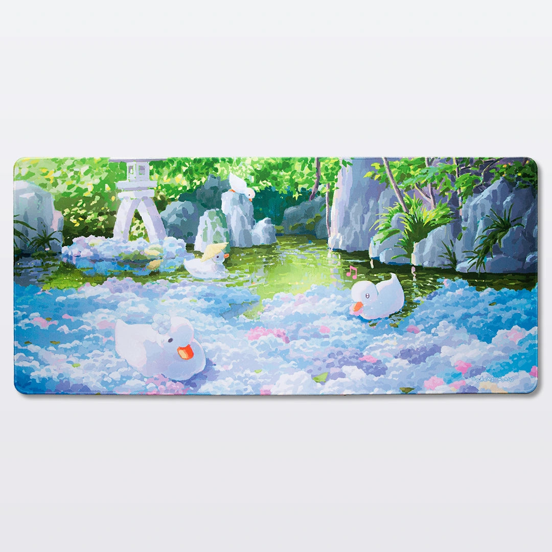Ducks & Hydrangea Deskmat