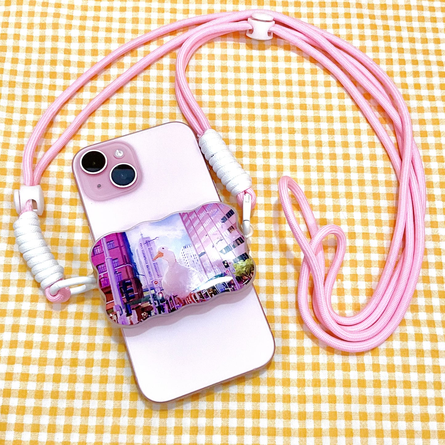 Cross body phone strap-Duckzilla