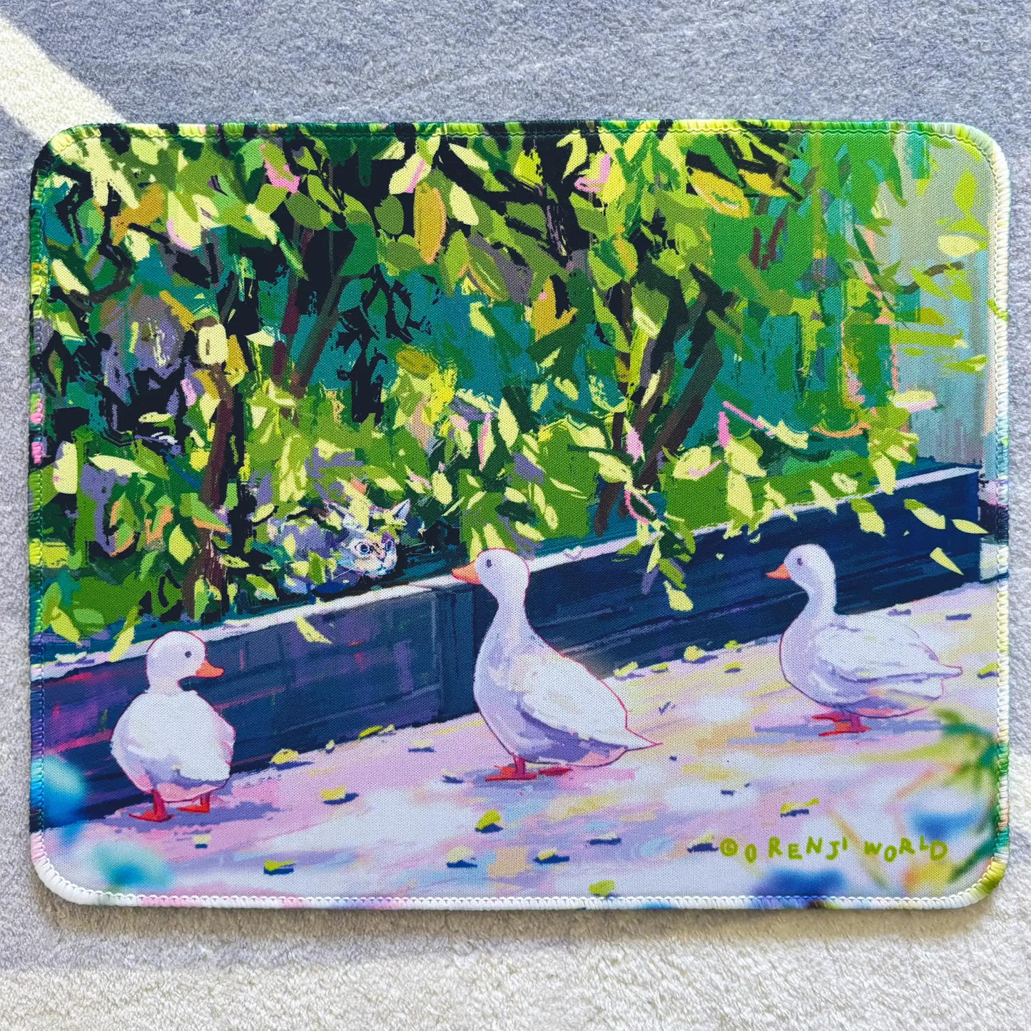 "A Chance Encounter" Mouse pad