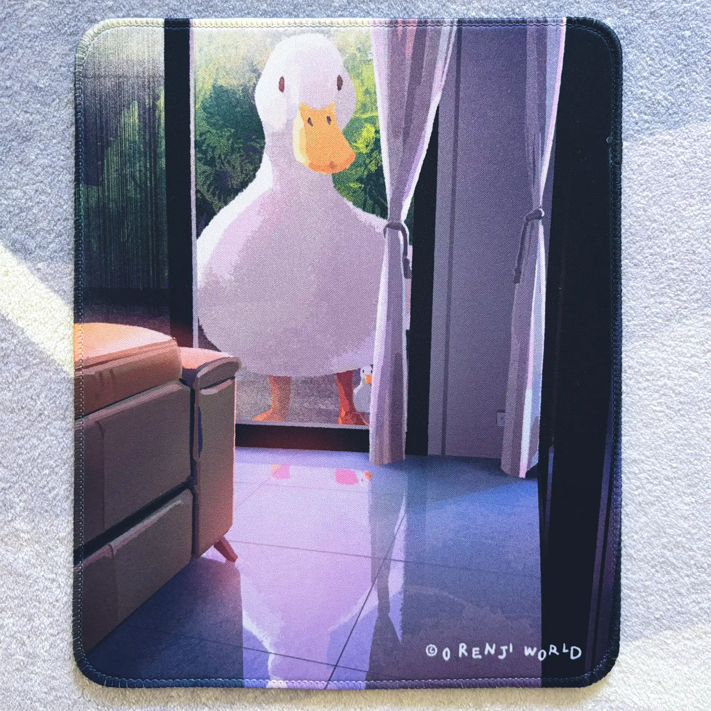 “Don't talk to me or my son ever again.” Mouse pad