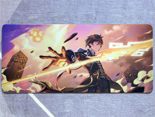 Genshin Impact Zhongli Desk Mat