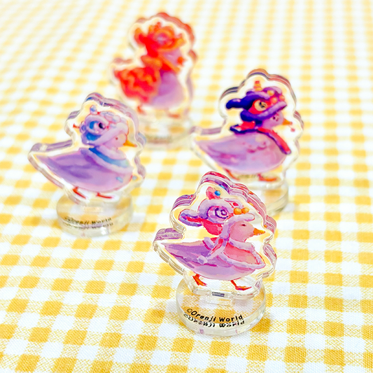 Crossing Duck! - lion dancing! 3cm arcylic stands