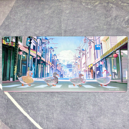 8am Honcho Street, Fujiyoshida 🌸 Deskmat