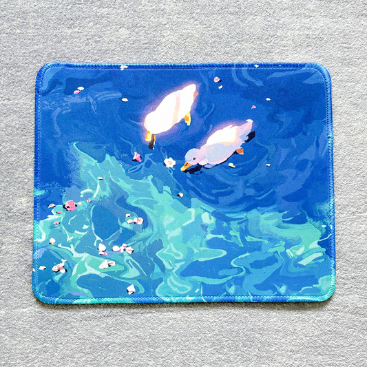 Ducks & Flowers Mouse pad