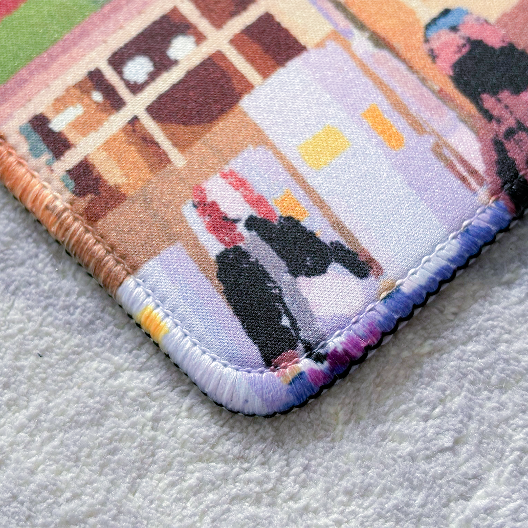 Duck in the City Desk Mat