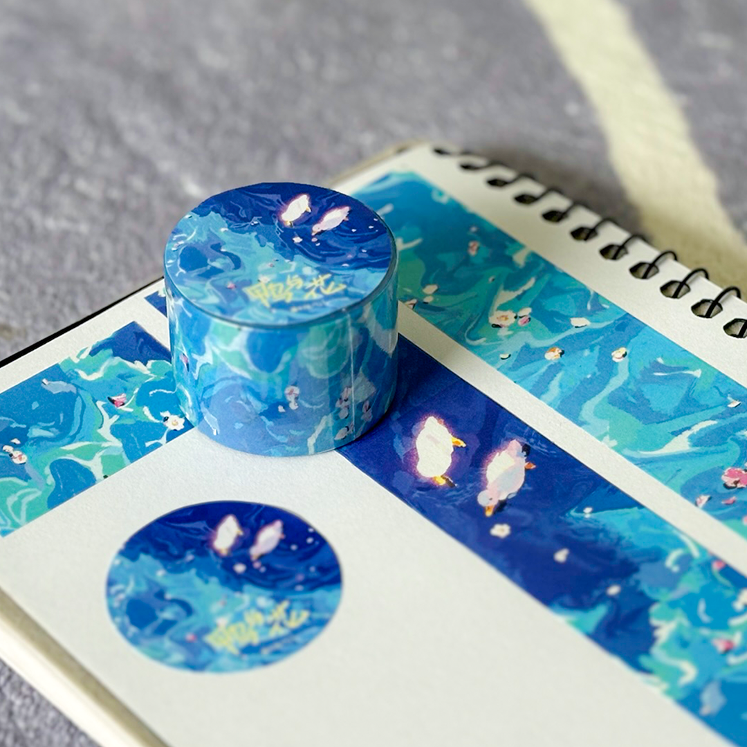 Ducks & Flowers Washi Tape