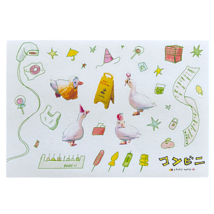 Duck Stickers - Konbini Time!