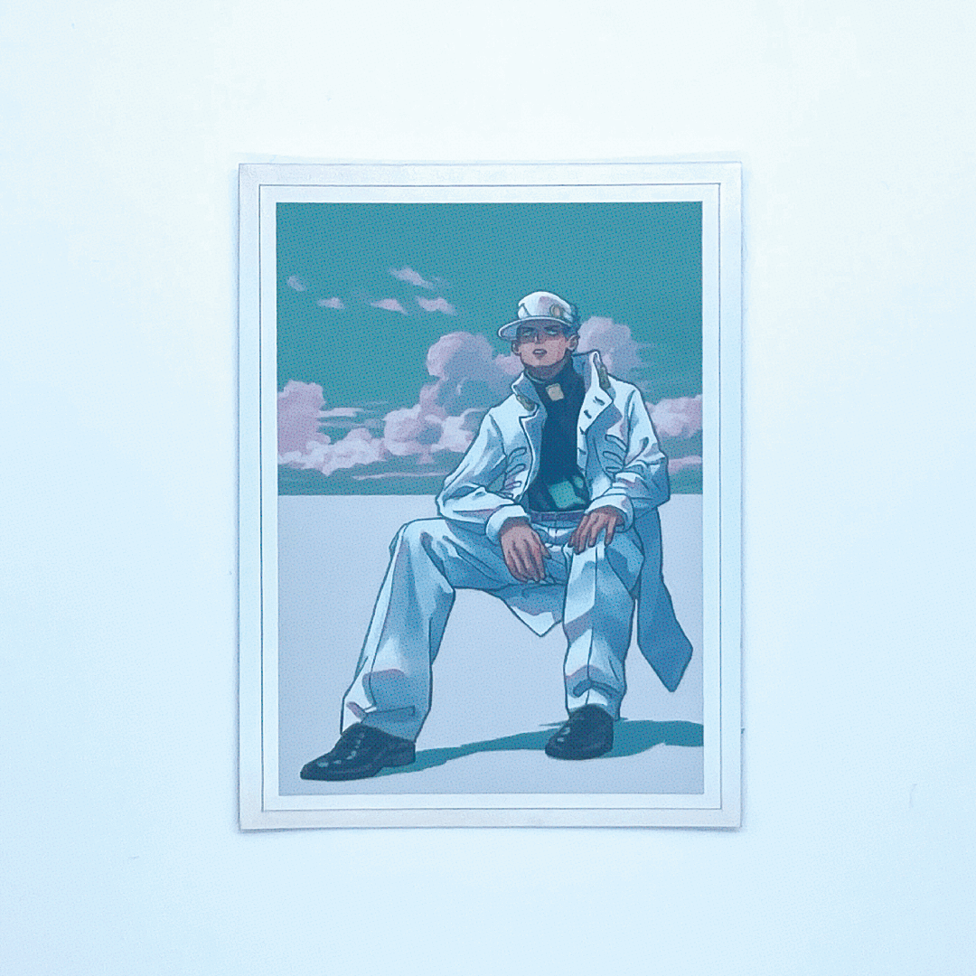 Jotaro Sticker Jojo's Bizarre Adventure Holo Sticker-Jotaro – Orenji world