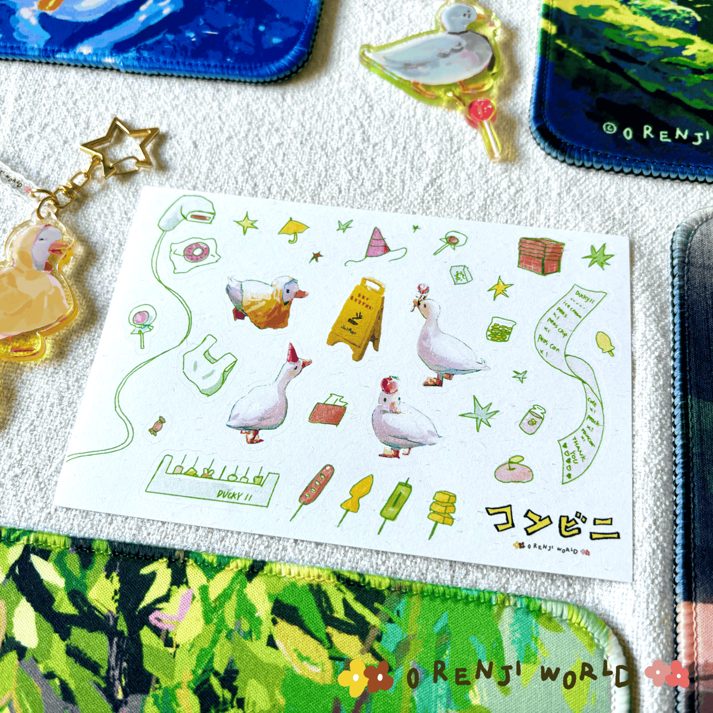 Duck Stickers - Konbini Time!
