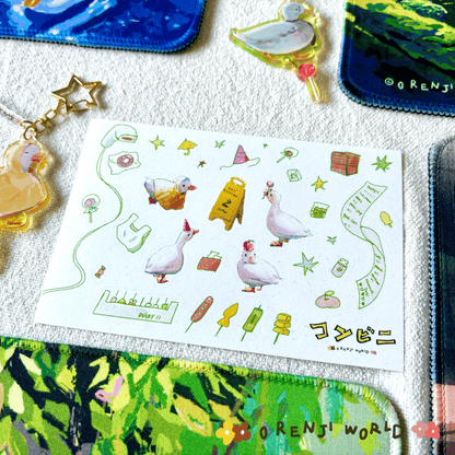 Duck Stickers - Konbini Time!